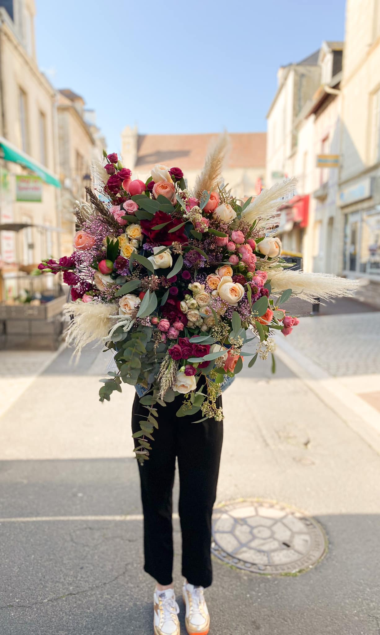 Enorme bouquets - champêtre - l'atelier de Tiffaine à Ouistreham 14